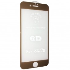 Захисне скло 6D ORIGINAL для APPLE IPHONE 7 | 8 ЗОЛОТИЙ