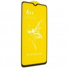 Захисне скло 6D PREMIUM XIAOMI POCO M3 2021 ЧОРНИЙ