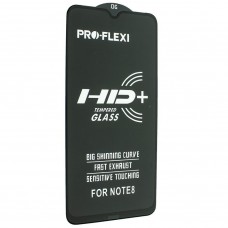 Захисне скло PRO-FLEXI HD+ XIAOMI Redmi Note 8 2019 ЧОРНИЙ