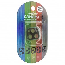 Захисне скло для камери метал WSFIVE CAMERA APPLE IPHONE 11 PRO | 11 PRO MAX чорний Захисне скло для камери метал WSFIVE CAMERA APPLE IPHONE 11 PRO | 11 PRO MAX чорний