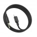Кабель BOROFONE BL18 AUX Lightning - jack 3.5мм 1 МЕТР ЧОРНИЙ