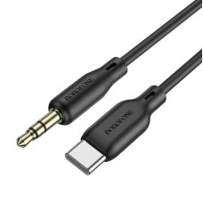 Кабель BOROFONE BL18 AUX TYPE-C - jack 3.5мм 1 МЕТР ЧОРНИЙ Кабель BOROFONE BL18 AUX TYPE-C - jack 3.5мм 1 МЕТР ЧОРНИЙ
