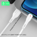 Кабель USB Denmen D15L USB - Lightning (2.4A) OD4.0мм
