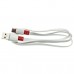 Кабель USB Denmen D50V USB - micro USB (2,4A) Плоский провід