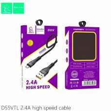Кабель USB Denmen D55V USB - micro USB (3.6A)