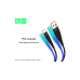 Кабель USB Denmen D57V USB - micro USB (2.4A) ЧОРНИЙ силіконовий провід