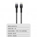 Кабель USB-C WUW X182 Type-C - Lightning 20W PD ТКАНИНА ЧОРНА (45)