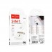 Картридер HOCO UA40A Crystal Type C SD microSD абрикосовый Картридер HOCO UA40A Crystal Type C SD microSD абрикосовый