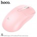 Беспроводная мышь HOCO DI88 Dual Mode Bluetooth + 2.4 ГГц, 800 - 1600 DPI, розовая
