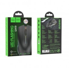Игровая проводная мышь HOCO GM19 Enjoy Gaming USB, 1000 DPI, LED-подсветка, черная Игровая проводная мышь HOCO GM19 Enjoy Gaming USB, 1000 DPI, LED-подсветка, черная