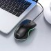 Игровая проводная мышь HOCO GM19 Enjoy Gaming USB, 1000 DPI, LED-подсветка, черная Игровая проводная мышь HOCO GM19 Enjoy Gaming USB, 1000 DPI, LED-подсветка, черная