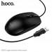 Проводная мышь HOCO GM50 League USB, 1000 DPI, 3 кнопки, черная Проводная мышь HOCO GM50 League USB, 1000 DPI, 3 кнопки, черная