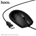 Проводная мышь HOCO GM50 League USB, 1000 DPI, 3 кнопки, черная Проводная мышь HOCO GM50 League USB, 1000 DPI, 3 кнопки, черная