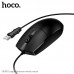 Проводная мышь HOCO GM50 League USB, 1000 DPI, 3 кнопки, черная Проводная мышь HOCO GM50 League USB, 1000 DPI, 3 кнопки, черная