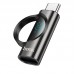 OTG-адаптер HOCO UA32A с цифровым дисплеем мощности 60 Вт Type-C (штекер) - Lightning (гнездо) чёрный