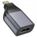Видеоадаптер HOCO UA33 Type-C (штекер) - HDMI (гнездо), 4K 30 Гц серый