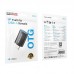 Переходник OTG BOROFONE BV26 Lightning - USB 2.0, чёрный