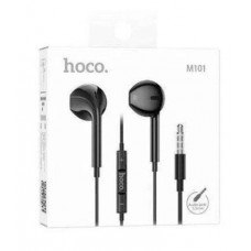 Проводные наушники HOCO M101 Crystal joy с микрофоном, черный
