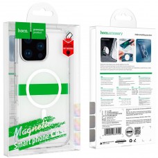Силиконовая накладка HOCO противоударная с MagSafe для APPLE iPhone 14 PLUS 6,7