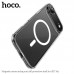 Силиконовая накладка HOCO противоударная с MagSafe для APPLE iPhone 17 AIR, прозрачная