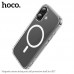 Силиконовая накладка HOCO противоударная с MagSafe для APPLE iPhone 17, прозрачная