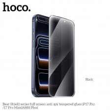 Защитное стекло для телефона HOCO A888 Plus Bear Shield anti spy APPLE iPhone 17 PRO MAX Защитное стекло для телефона HOCO A888 Plus Bear Shield anti spy APPLE iPhone 17 PRO MAX