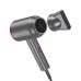 Складной фен для волос HOCO HP13 Plus Hot and Cold Air до 1600 Вт с поворотной насадкой, розово-красный