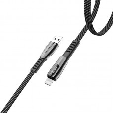 USB кабель HOCO U70 USB - Lightning 3A 1.20M, чорний