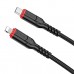 USB кабель HOCO X59 USB - Lightning 3 МЕТРА, ЧЕРНЫЙ