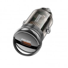 Автомобильное зарядное устройство HOCO Z53A PD 30W + QC3.0, чёрный Автомобильное зарядное устройство HOCO Z53A PD 30W + QC3.0, чёрный