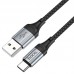 USB кабель HOCO X102 USB - Type-C 1м чорний