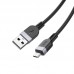 USB кабель HOCO X109 USB - micro USB SILICONE, 1 метр, чорний