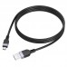 USB кабель HOCO X109 USB - micro USB SILICONE, 1 метр, чорний