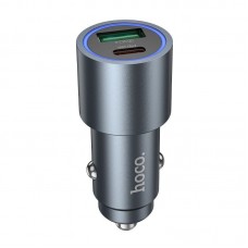 Автомобильное зарядное устройство HOCO Z60 48W Type-C + USB QC3.0, чёрный Автомобильное зарядное устройство HOCO Z60 48W Type-C + USB QC3.0, чёрный