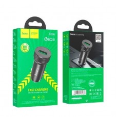 Автомобильное зарядное устройство HOCO Z49A Level QC 3.0 18 Вт, USB-A, чёрное Автомобильное зарядное устройство HOCO Z49A Level QC 3.0 18 Вт, USB-A, чёрное