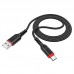 USB кабель HOCO X59 USB - Type-C 2 MЕТРИ ЧОРНИЙ
