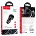 Автомобильное зарядное устройство HOCO Z42 PD 20W Type-C + USB QC 3.0 18W LED-дисплей, чёрный