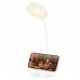 Аккумуляторная настольная LED-лампа HOCO HX14 Dazzling 5 Вт с подставкой для смартфона и сенсорным управлением, белая