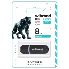 USB 2.0 WIBRAND PANTHER 8Gb BLACK