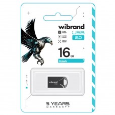 USB флеш 16Gb Wibrand Hawk Black 2.0
