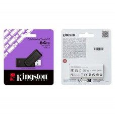 USB флеш 64GB 3.2 KINGSTON DT EXODIA S BLACK