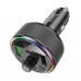 FM трансмитер HOCO E82 Guerrero Bluetooth с быстрой зарядкой USB-C PD 30W + 1USB QC3.0 18W с громкой связью
