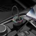 FM трансмитер HOCO E82 Guerrero Bluetooth с быстрой зарядкой USB-C PD 30W + 1USB QC3.0 18W с громкой связью