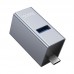 USB хаб HOCO HB54A 3в1 Type C на USB 3.0 и 2 USB 2.0 серый