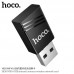 Wi-Fi адаптер HOCO HI38 USB 2.0 Wi-Fi 4 150 Мбит/с 2,4 ГГц со встроенной антенной, черный