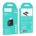 Адаптер HOCO UA31C (Type-C - USB-A), OTG, алюминиевый корпус, чёрный