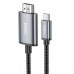 Видеокабель HOCO UA27 Type C HDMI 4K 2 м серый
