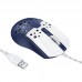 Проводная игровая мышь HOCO GM51 Sky USB / 3600 DPI / RGB, сине-белая