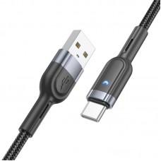 USB кабель HOCO U117 USB - Type-C, чёрный