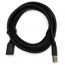 Кабель-удлинитель W-U9317 USB 3.0 Male - USB Female 5Gbps, OFC, Ø5.5 мм, 3 м, чёрный